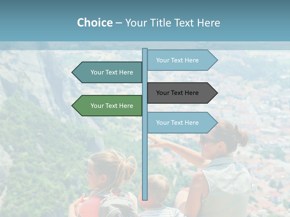 Hat Pattern Spiral PowerPoint Template