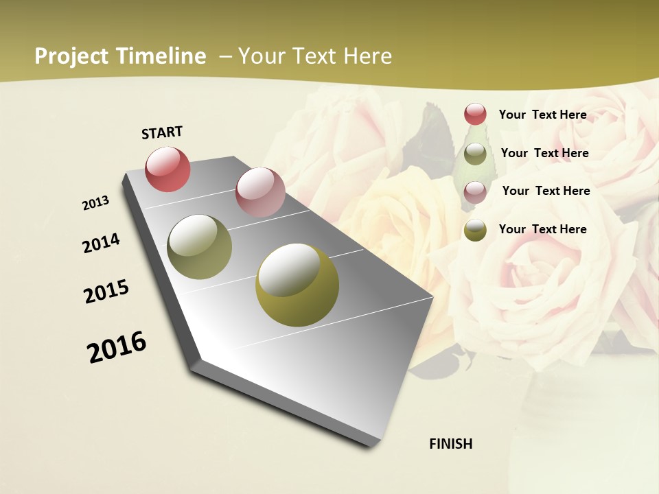 Candle Banner Spiral PowerPoint Template