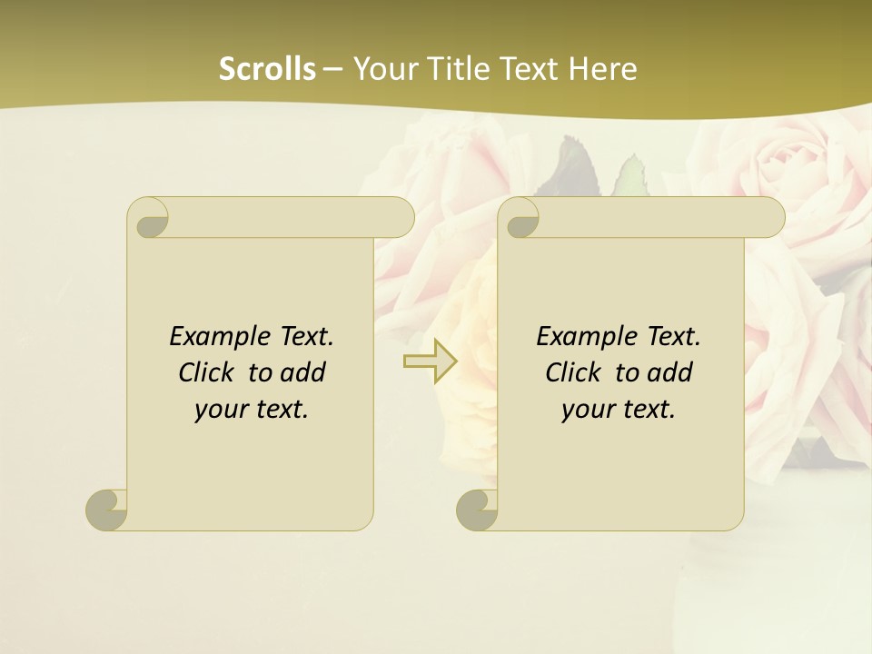 Candle Banner Spiral PowerPoint Template