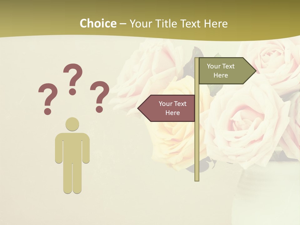 Candle Banner Spiral PowerPoint Template