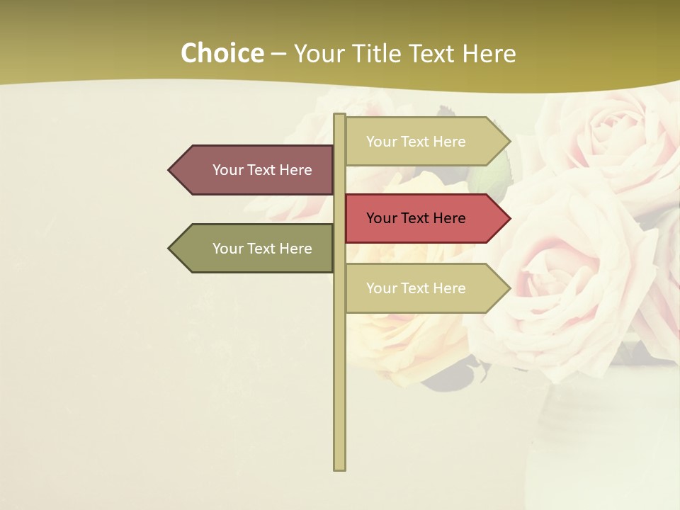 Candle Banner Spiral PowerPoint Template