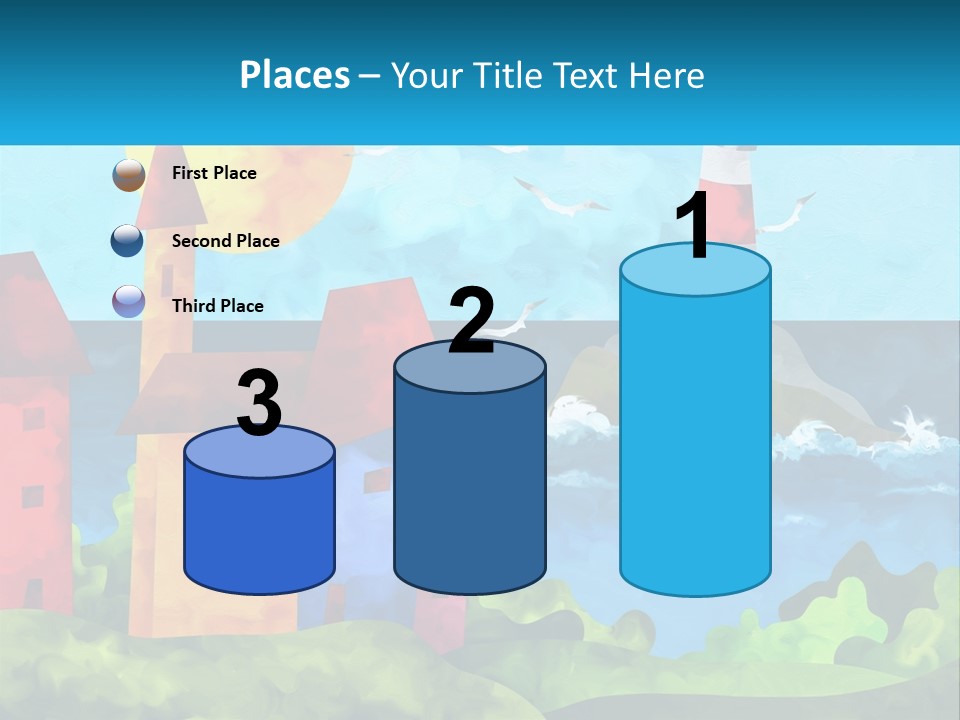 Design Shape Pink PowerPoint Template