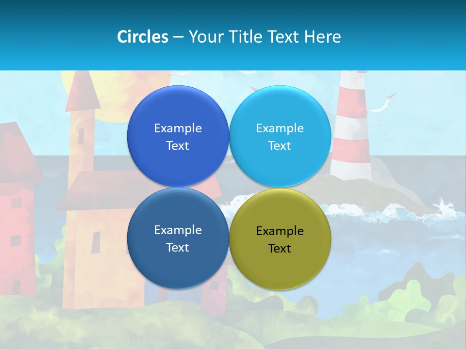 Design Shape Pink PowerPoint Template