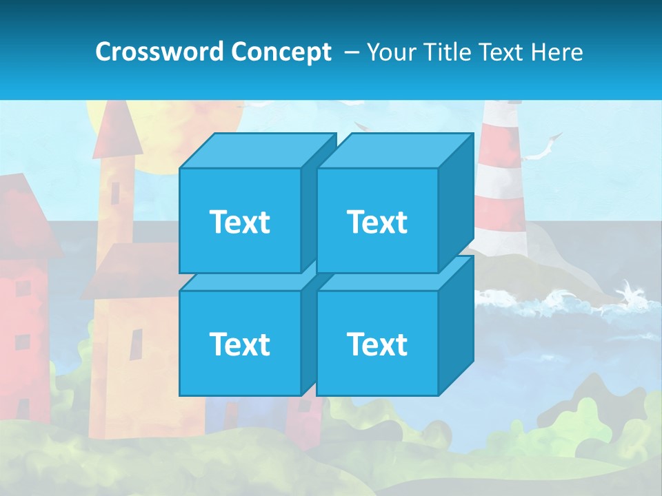 Design Shape Pink PowerPoint Template