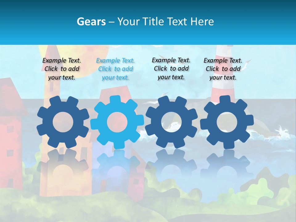 Design Shape Pink PowerPoint Template