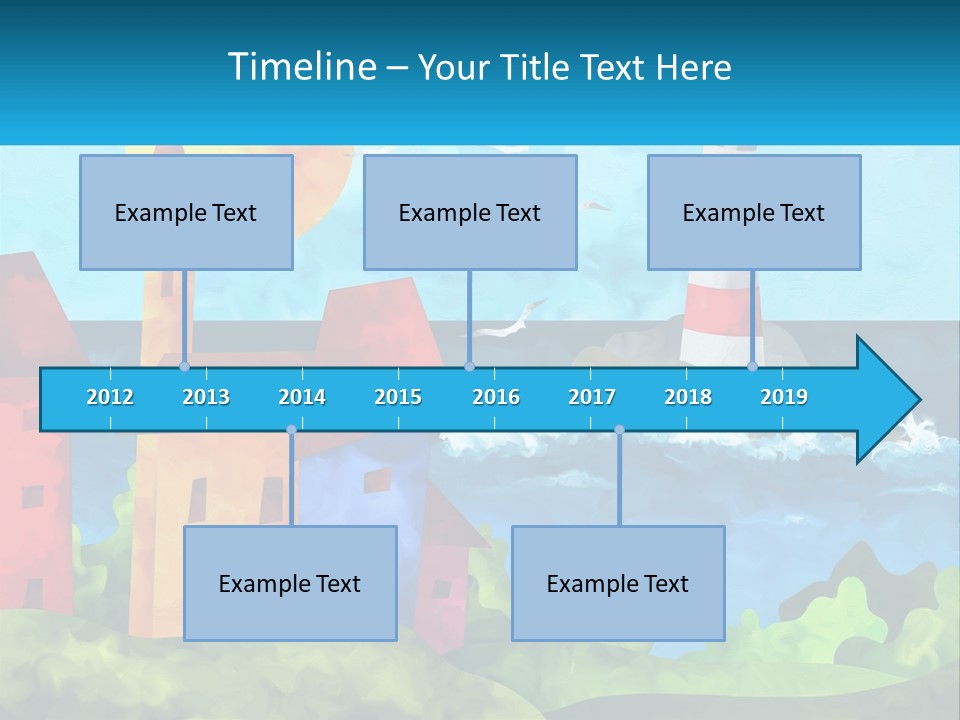 Design Shape Pink PowerPoint Template
