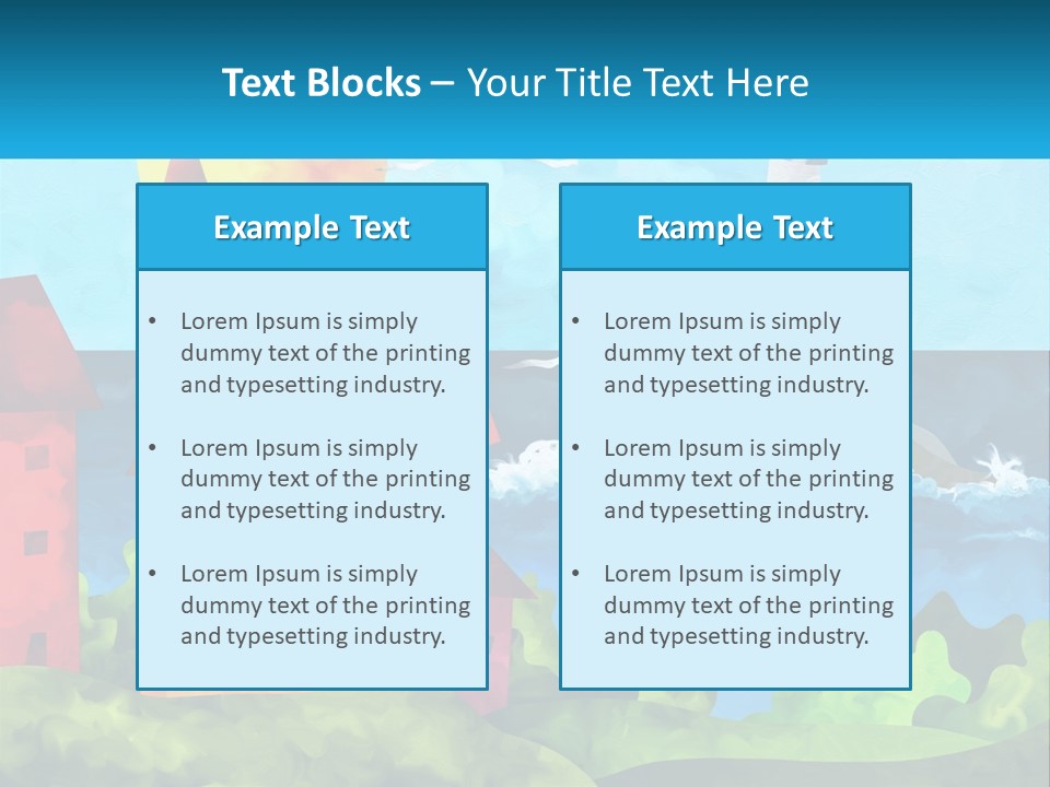 Design Shape Pink PowerPoint Template