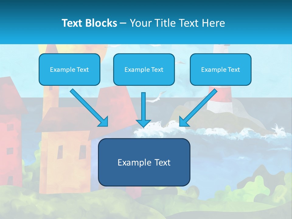 Design Shape Pink PowerPoint Template