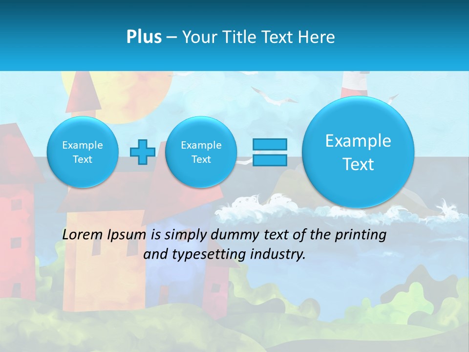Design Shape Pink PowerPoint Template
