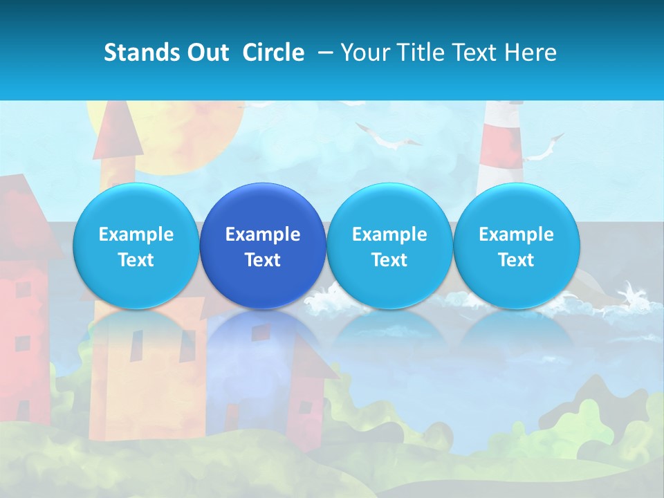 Design Shape Pink PowerPoint Template