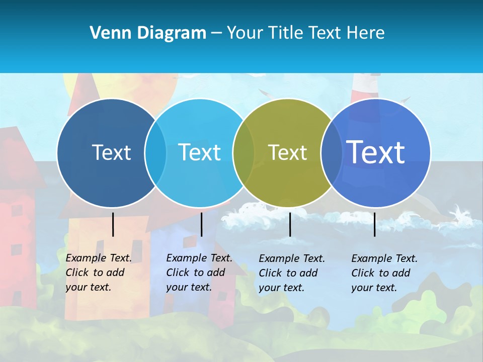 Design Shape Pink PowerPoint Template