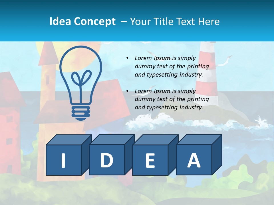 Design Shape Pink PowerPoint Template