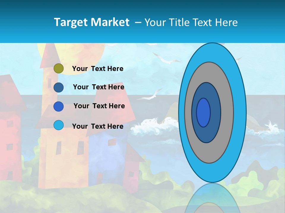 Design Shape Pink PowerPoint Template