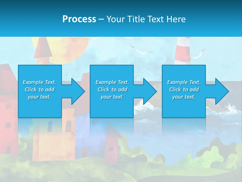 Design Shape Pink PowerPoint Template
