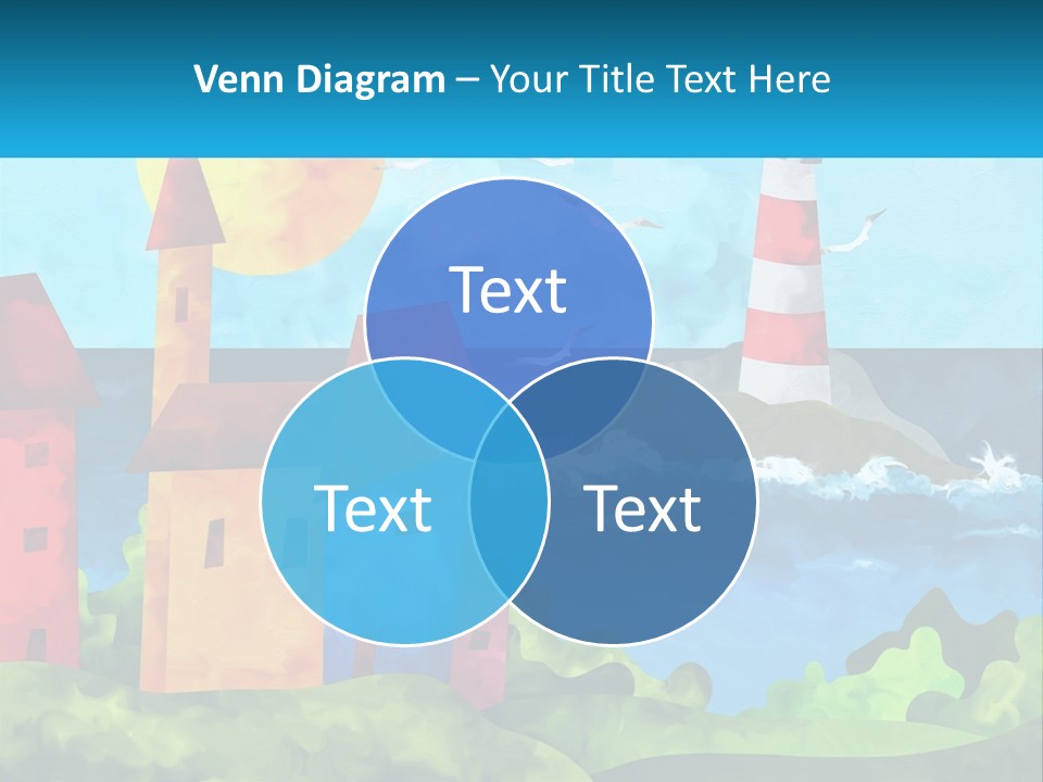 Design Shape Pink PowerPoint Template