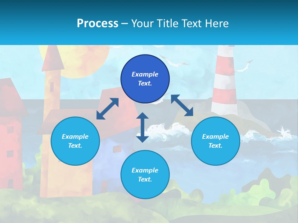 Design Shape Pink PowerPoint Template