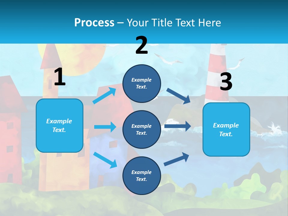 Design Shape Pink PowerPoint Template