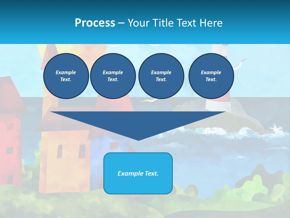 Design Shape Pink PowerPoint Template
