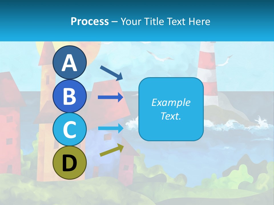 Design Shape Pink PowerPoint Template