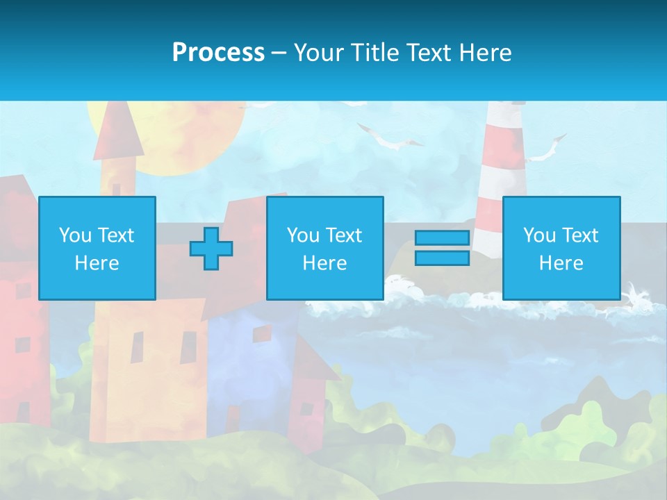Design Shape Pink PowerPoint Template