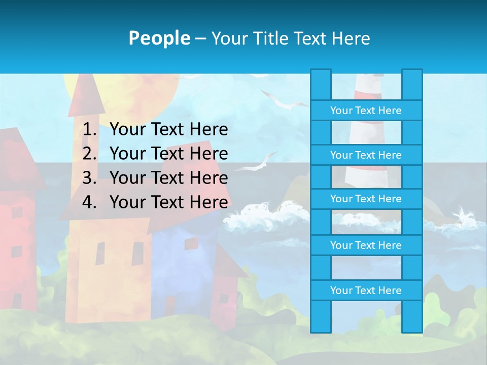 Design Shape Pink PowerPoint Template