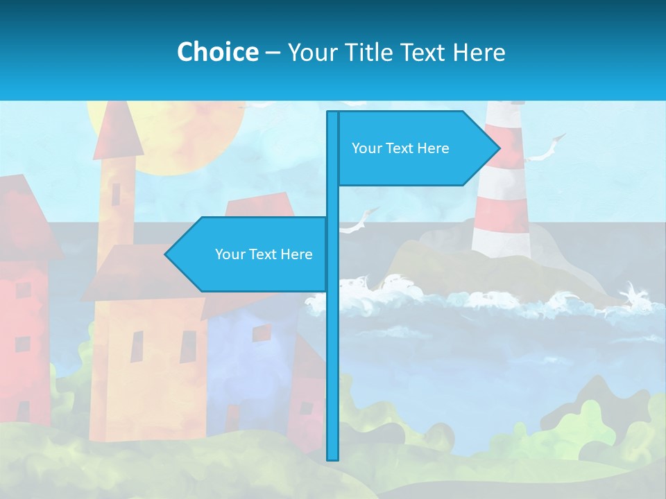 Design Shape Pink PowerPoint Template