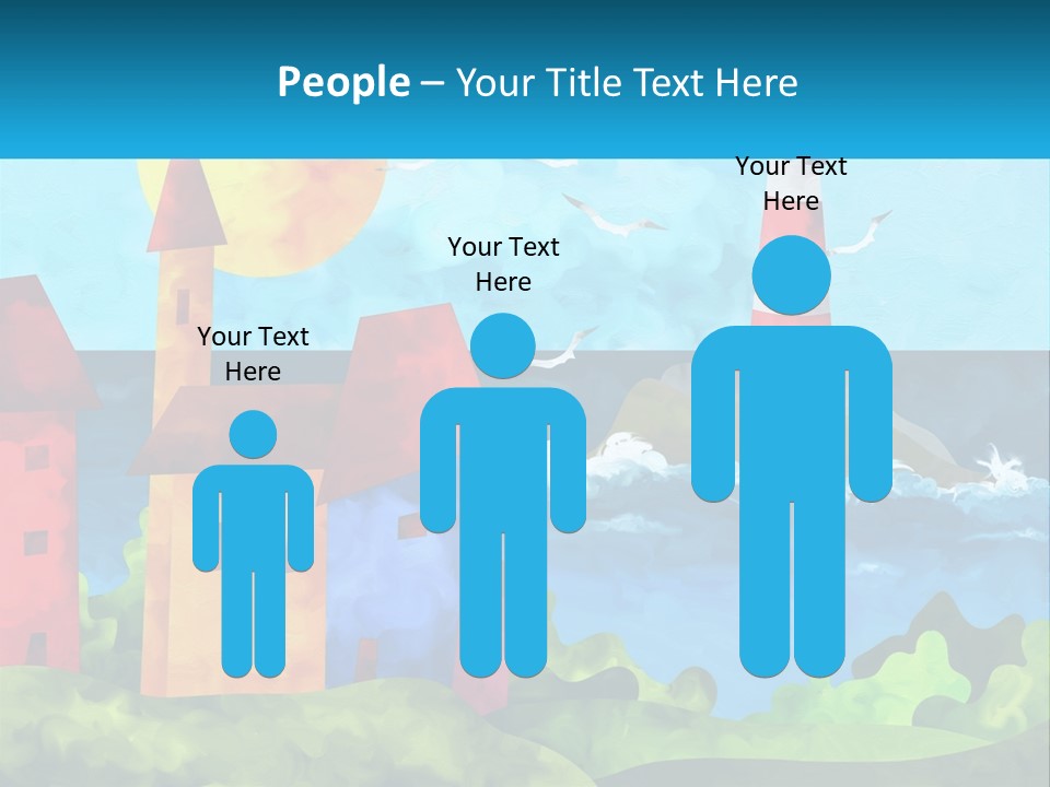 Design Shape Pink PowerPoint Template