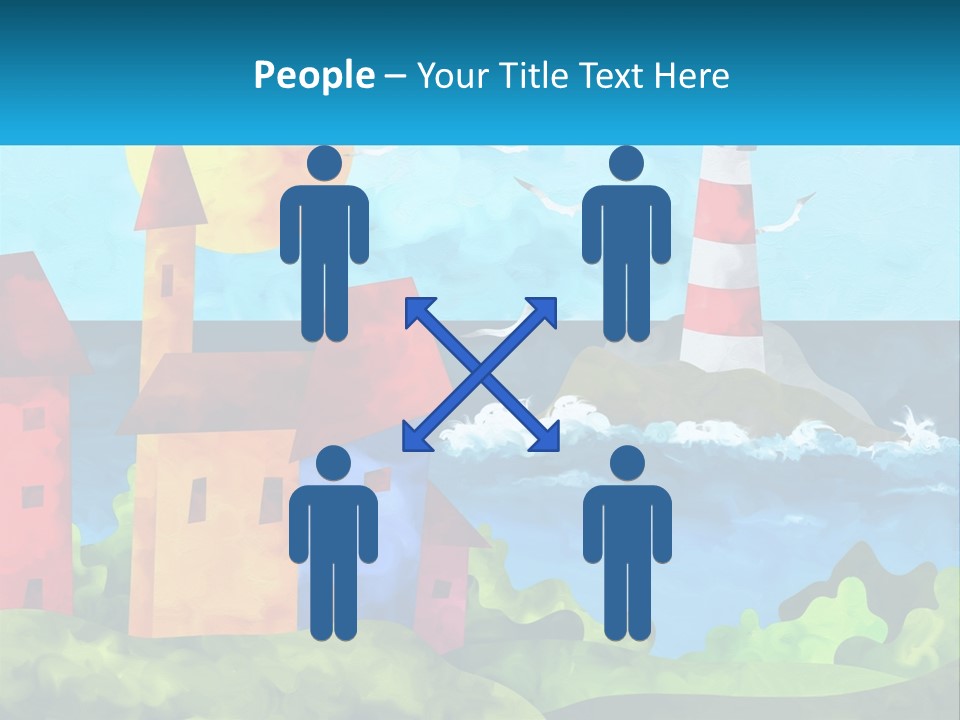 Design Shape Pink PowerPoint Template