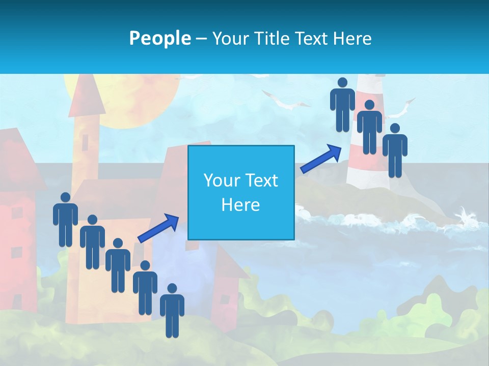 Design Shape Pink PowerPoint Template