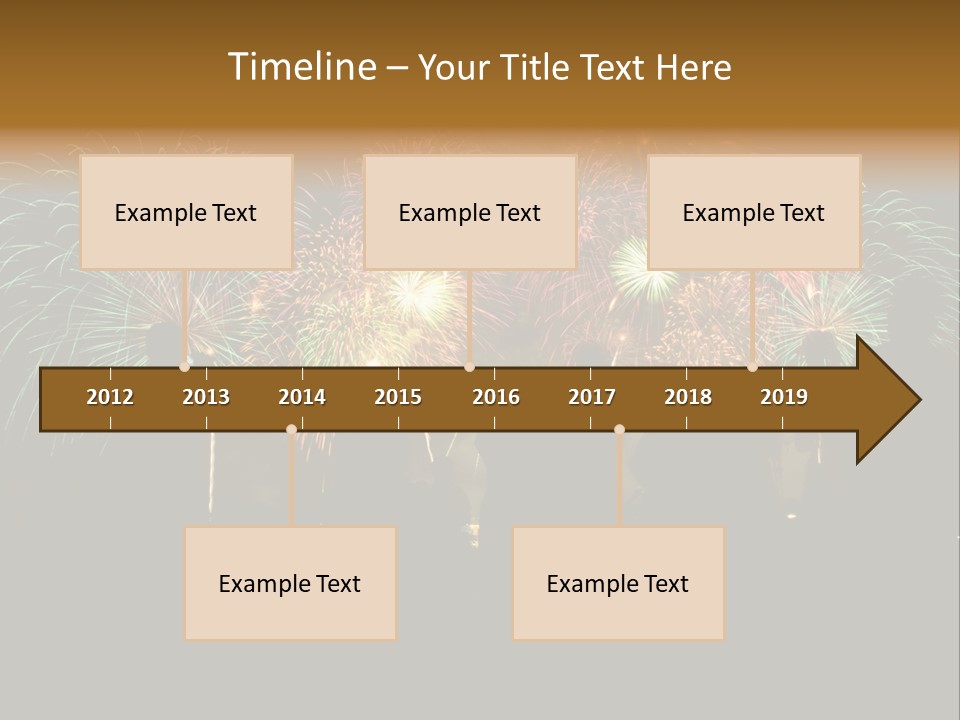 Sweet Birthday Postage PowerPoint Template