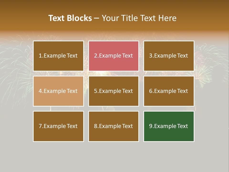 Sweet Birthday Postage PowerPoint Template