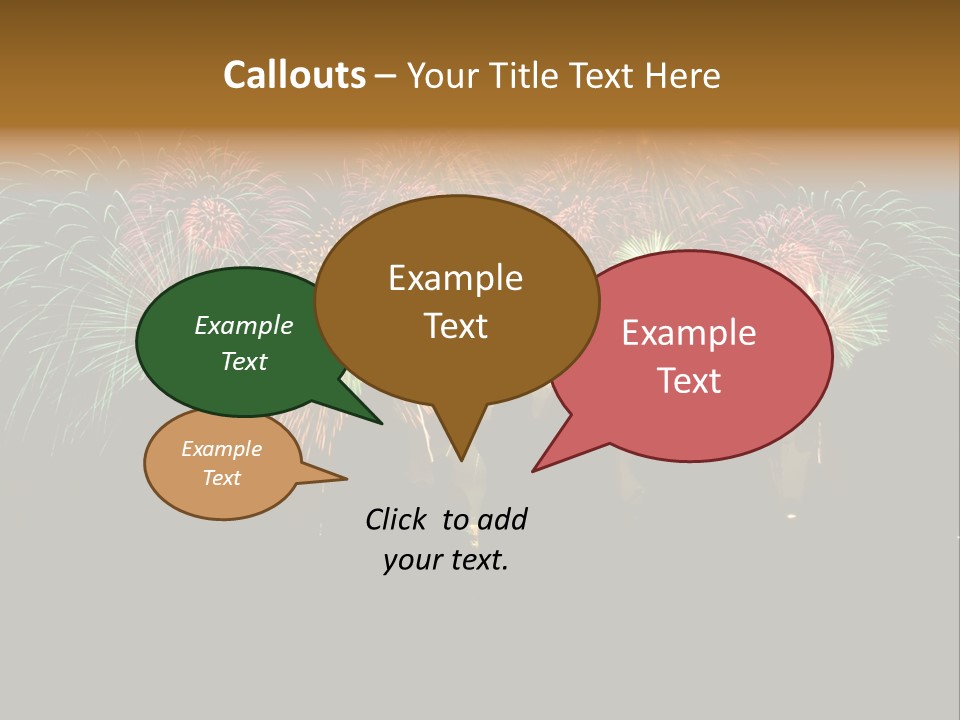 Sweet Birthday Postage PowerPoint Template