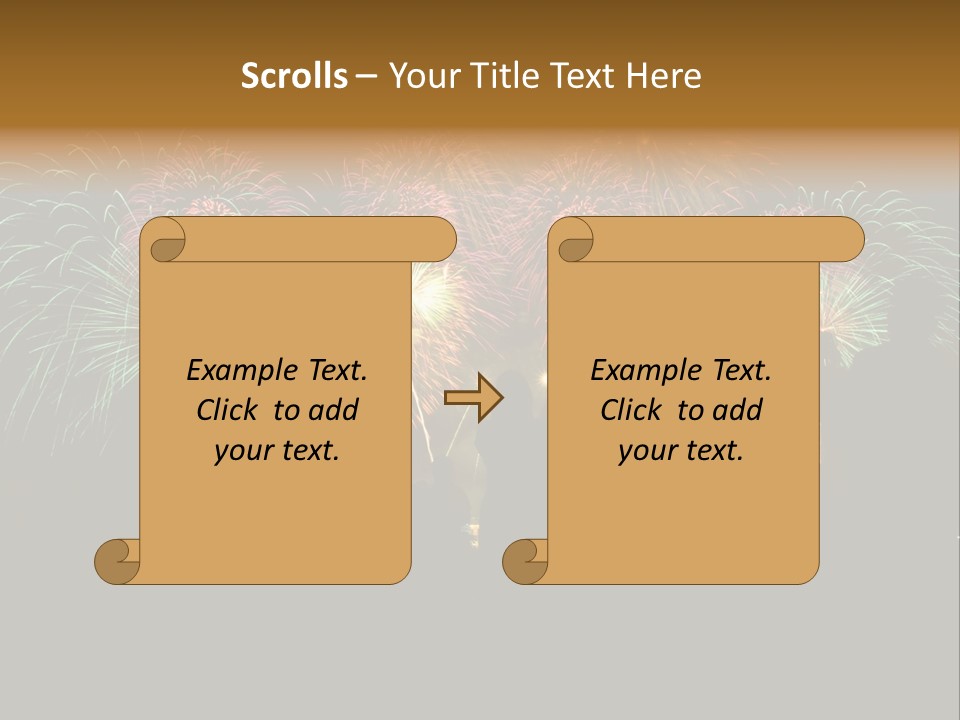 Sweet Birthday Postage PowerPoint Template