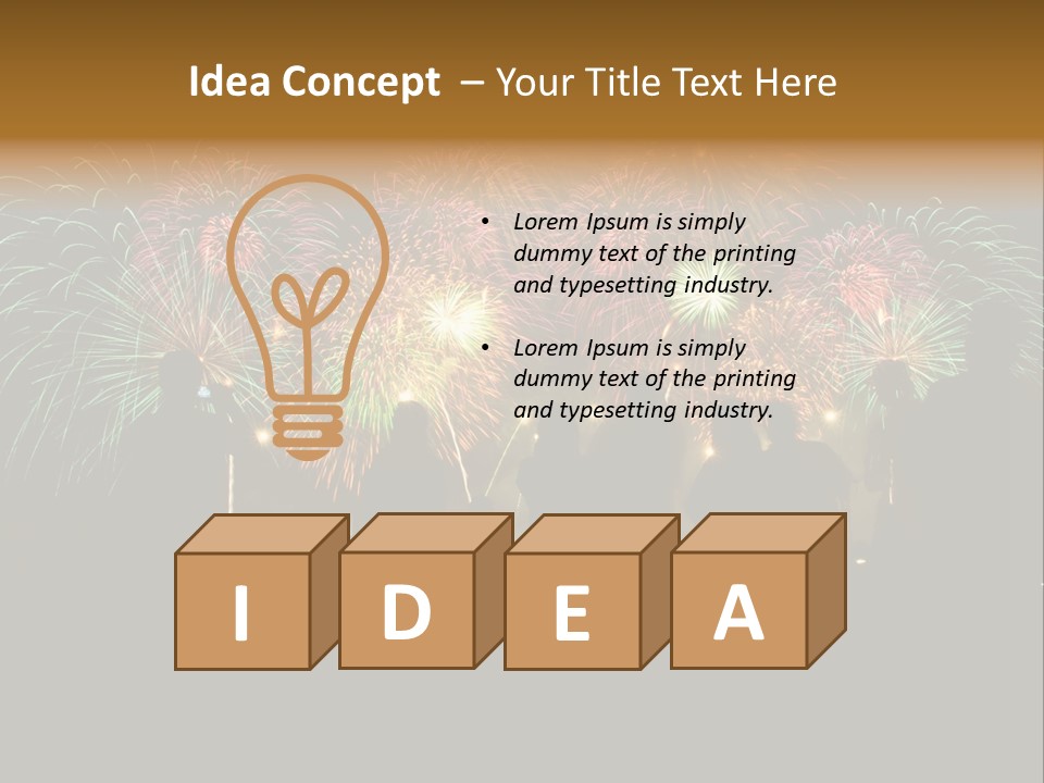 Sweet Birthday Postage PowerPoint Template