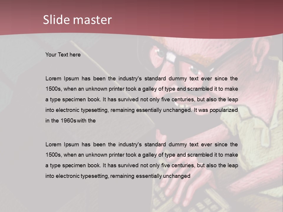 Background Box Art PowerPoint Template