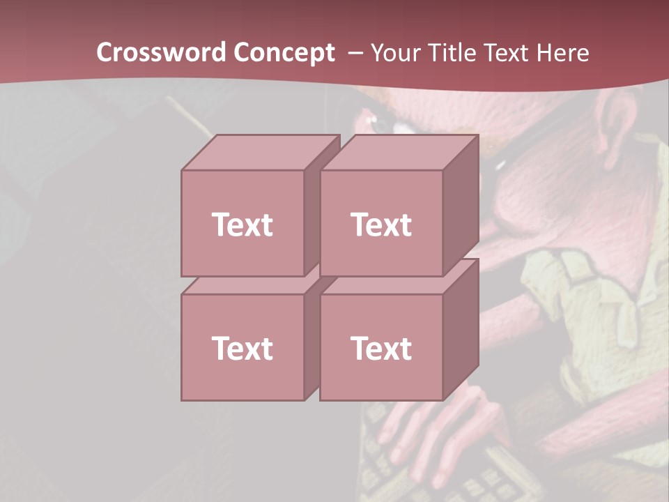 Background Box Art PowerPoint Template