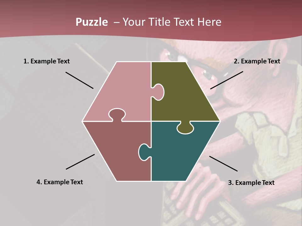 Background Box Art PowerPoint Template