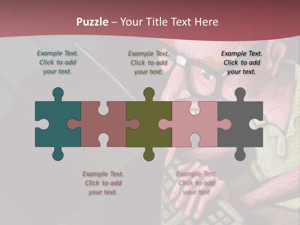 Background Box Art PowerPoint Template