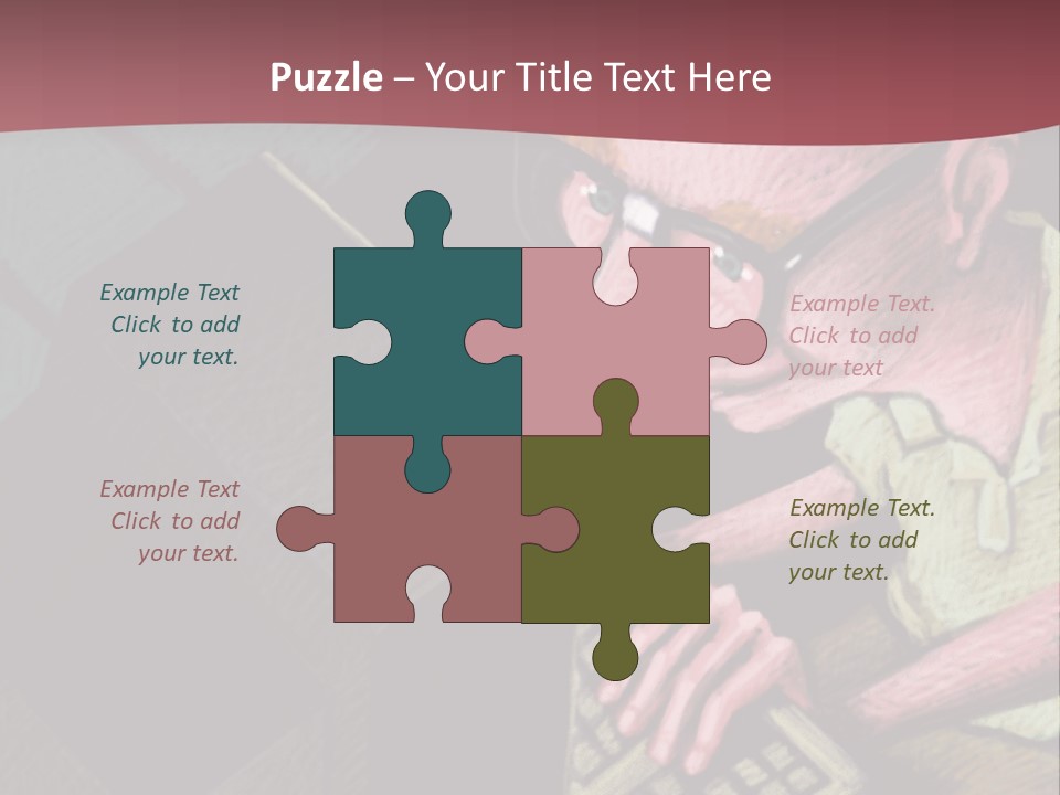 Background Box Art PowerPoint Template