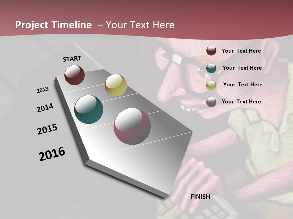 Background Box Art PowerPoint Template