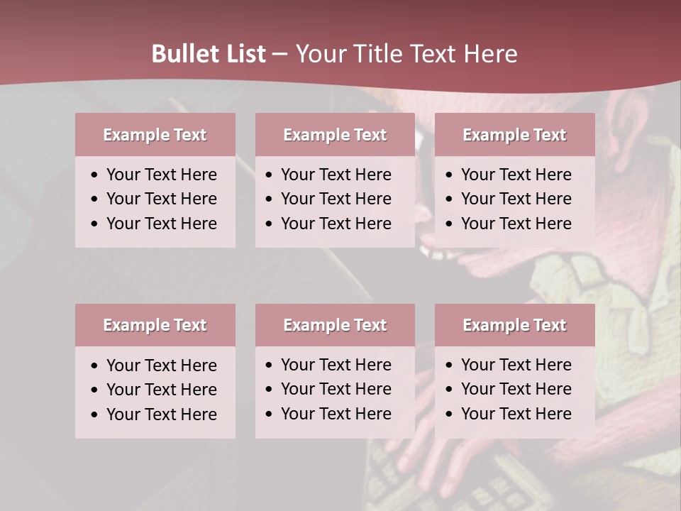 Background Box Art PowerPoint Template