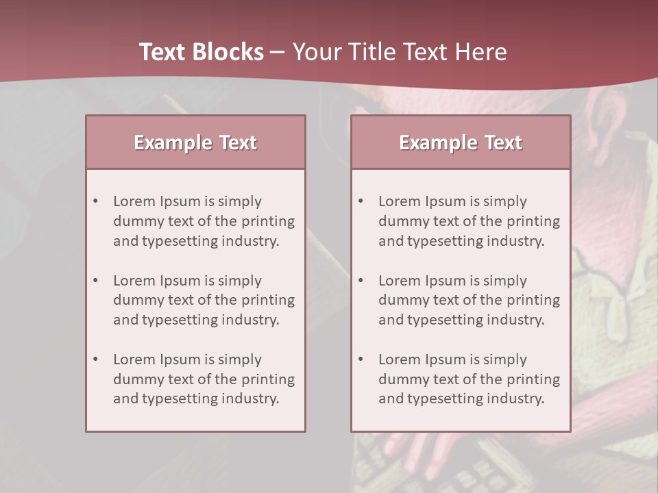 Background Box Art PowerPoint Template