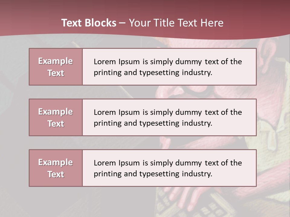 Background Box Art PowerPoint Template