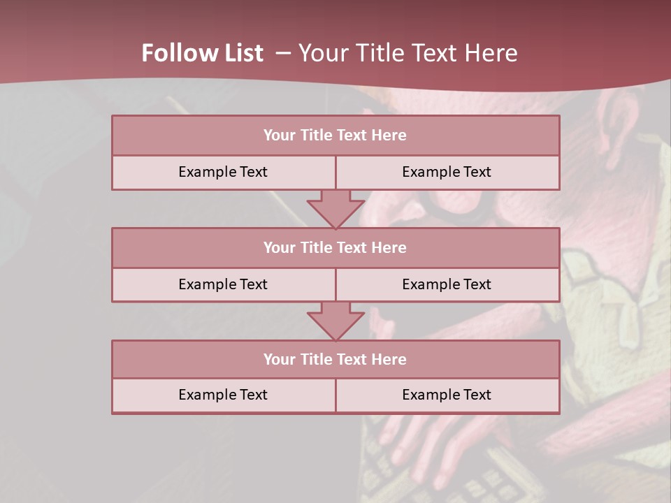 Background Box Art PowerPoint Template