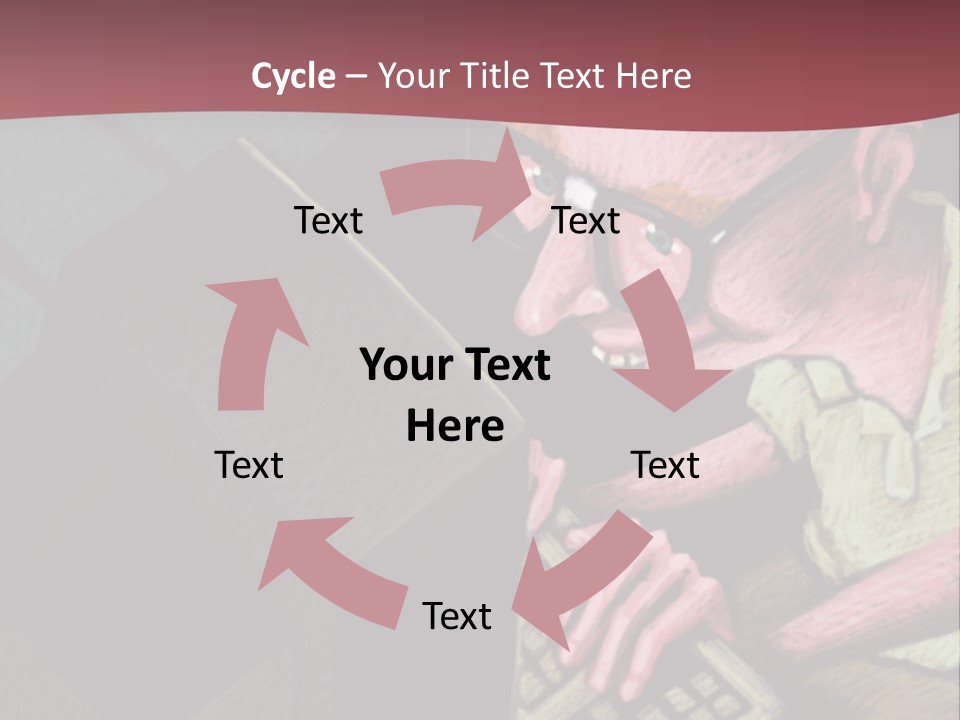 Background Box Art PowerPoint Template