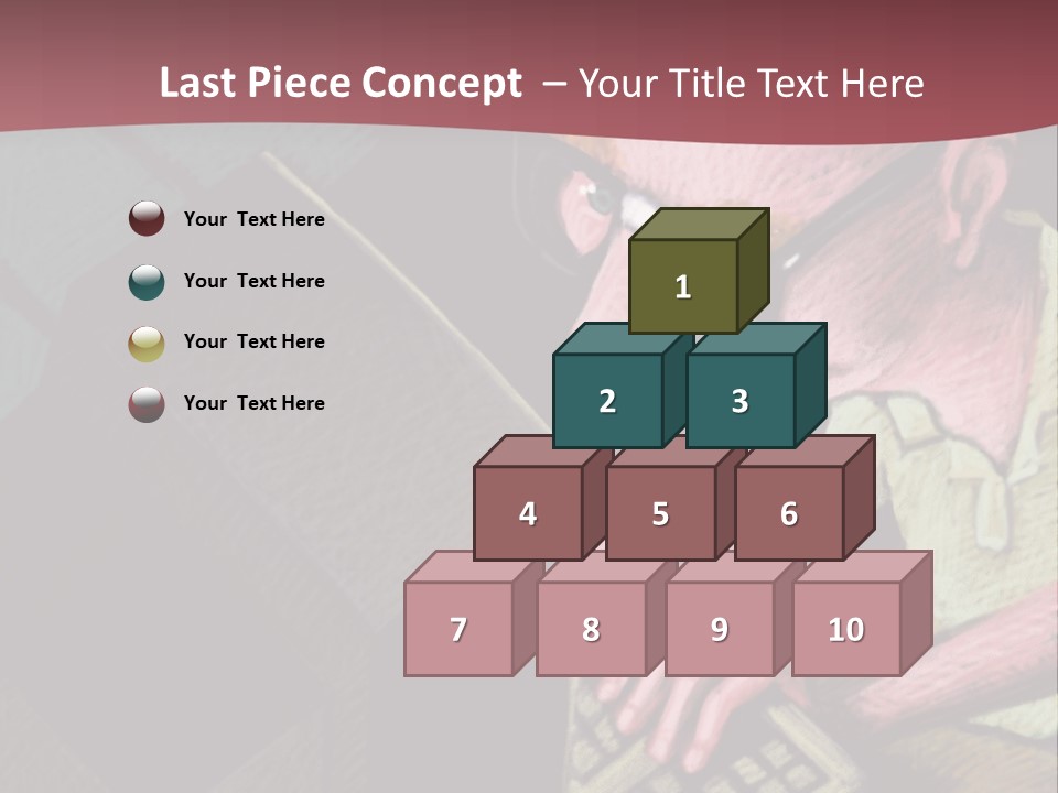 Background Box Art PowerPoint Template