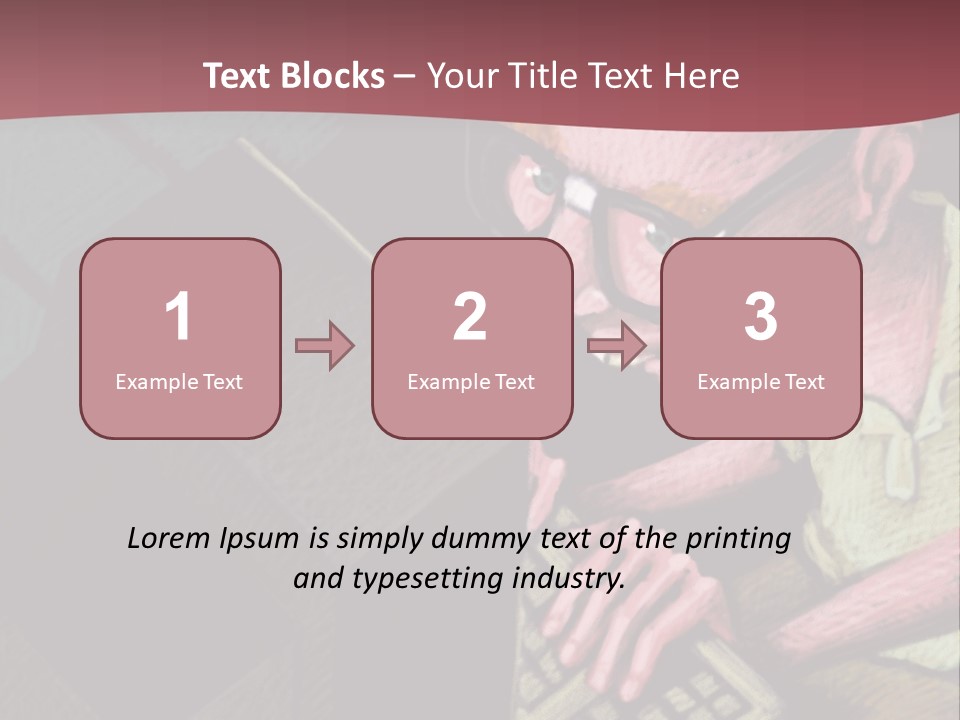 Background Box Art PowerPoint Template