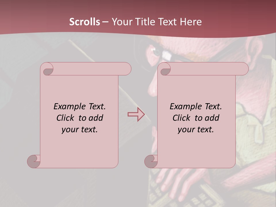 Background Box Art PowerPoint Template