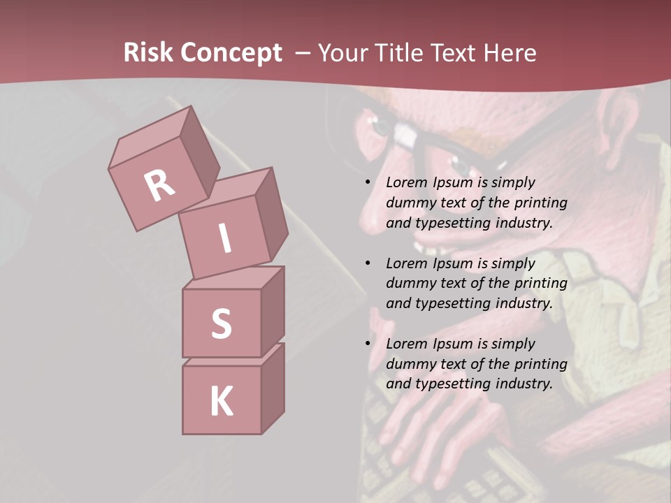 Background Box Art PowerPoint Template