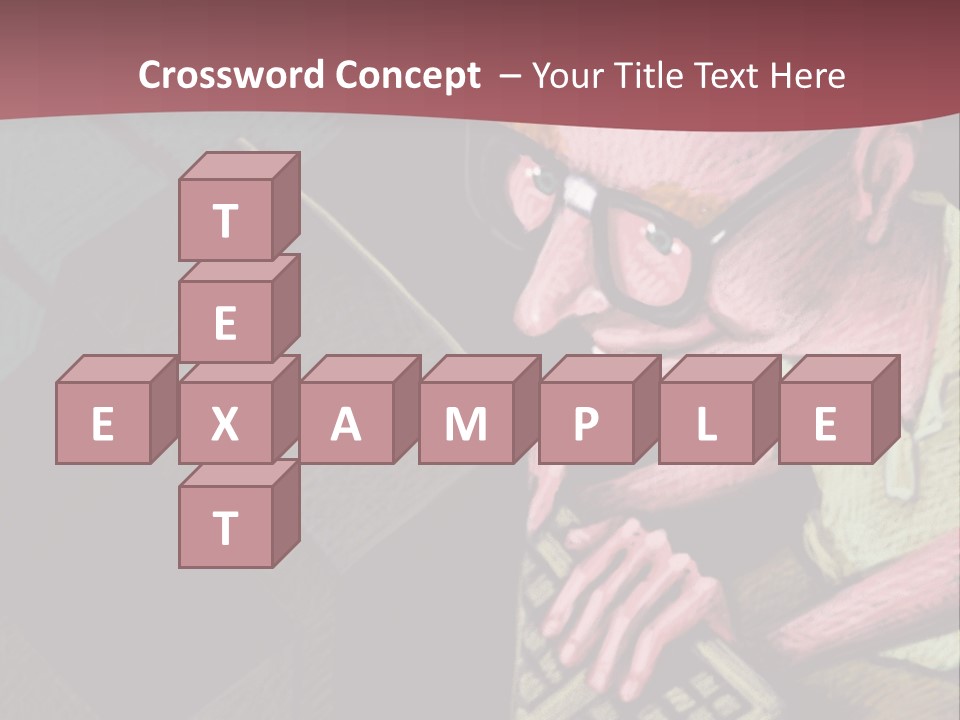 Background Box Art PowerPoint Template